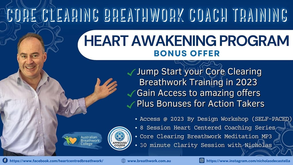 Online Core Clearing Breathwork Coach Training Breathwork Training